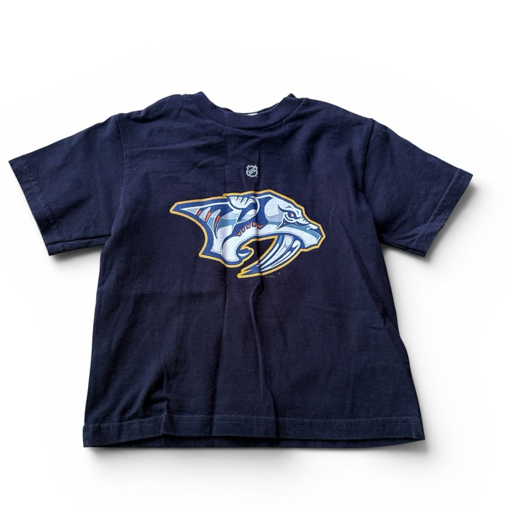 Toddler 4T Reebok NHL Nashville Predators Gnash Logo t-shirt 00 hockey sports